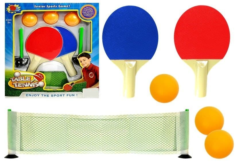 Namizni tenis: loparji, mrežica, žogice