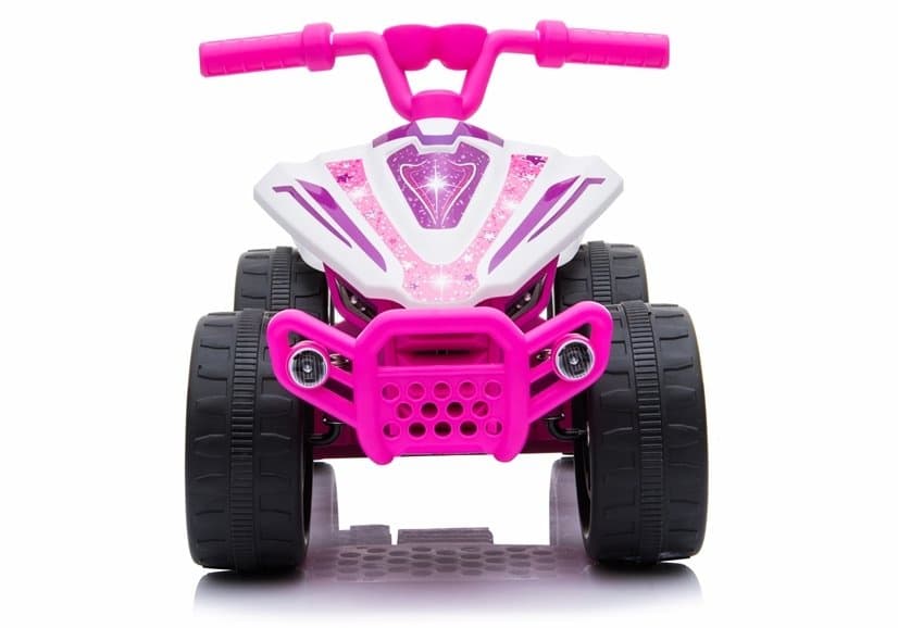 Quad na akumulator TR1805, belo-roza 2