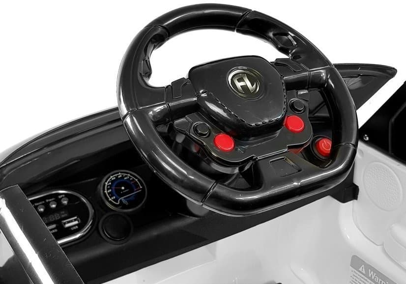Avto na akumulator HL1638, bel, z daljincem in MP3 6