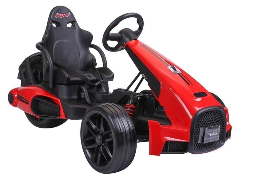 Gokart na akumulator CH9939, rdeč, EVA kolesa