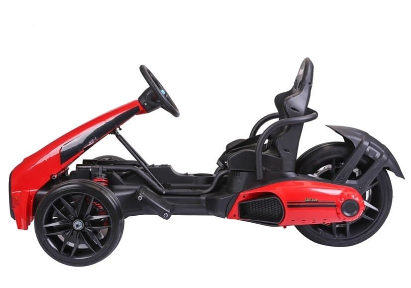 Gokart na akumulator CH9939, rdeč, EVA kolesa 2