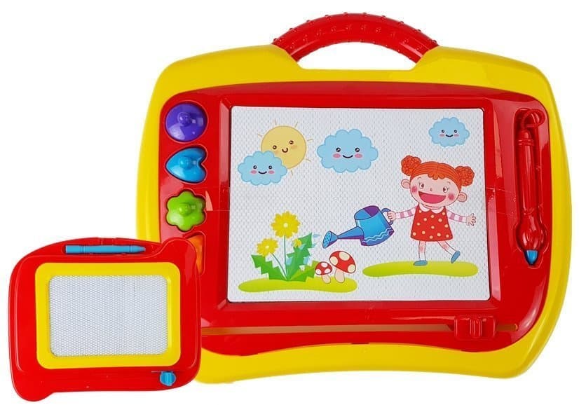 LEAN TOYS Znikovalka, set 2 kosa, rdeče-rumena 2