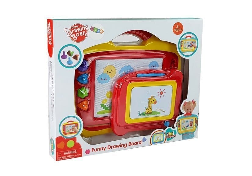 LEAN TOYS Znikovalka, set 2 kosa, rdeče-rumena 4