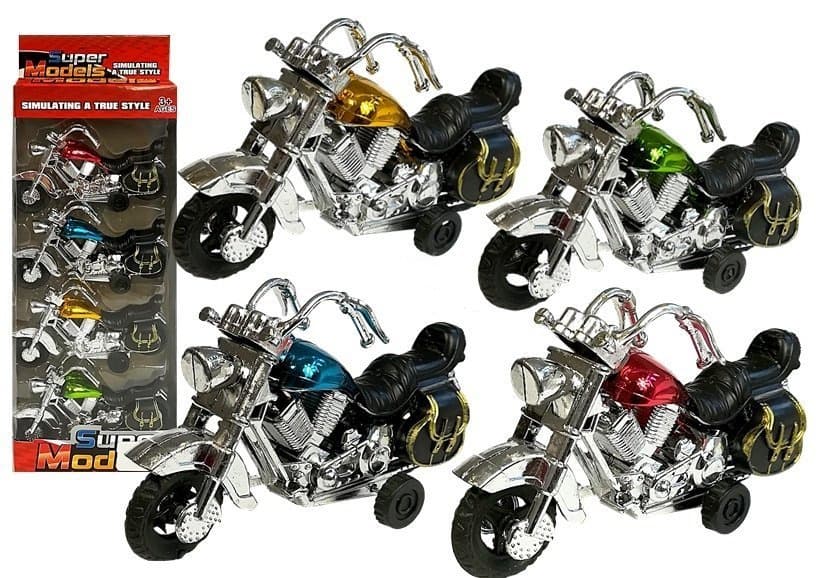 LEAN TOYS Set motornih koles na vzmet (4 kosi)