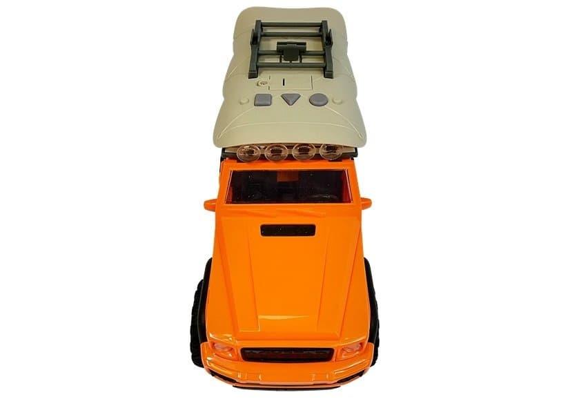 LEAN TOYS Avtodom Jeep z zvoki in lučmi ter kajakom 5