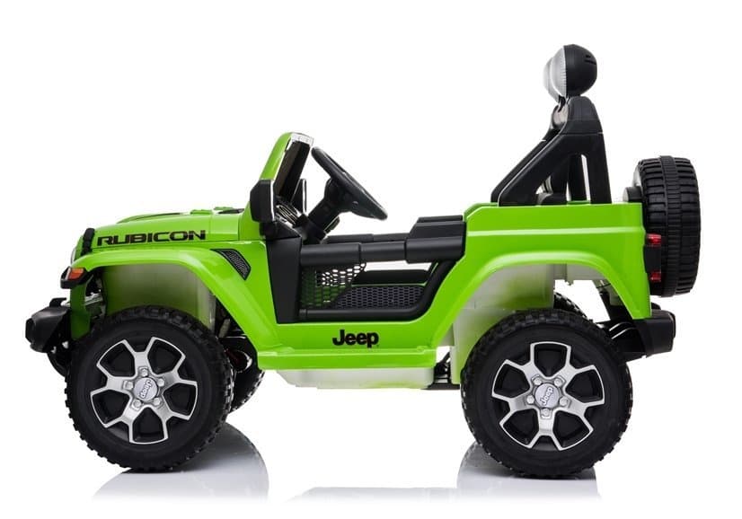 LEAN CARS Akumulatorski Jeep Rubicon 4x4, LED luči, MP3, daljinec, zelen 3