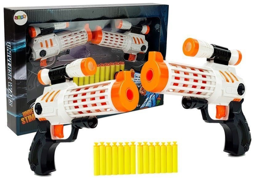 LEAN TOYS Komplet pištol na naboj sa strelicama (2 kosa)