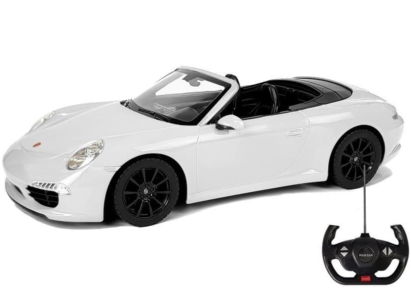 RASTAR Daljinsko vodeno vozilo Porsche 911 Carrera S, belo, 1:12 2