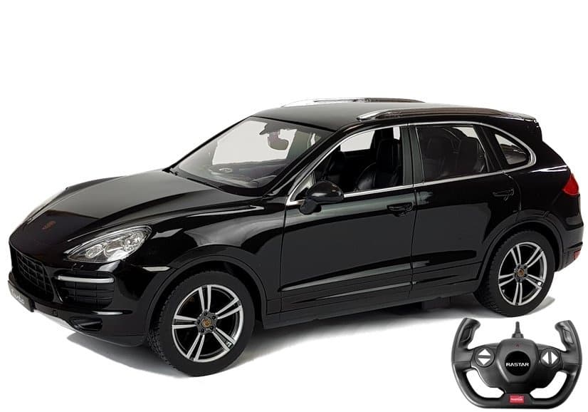 Porsche Cayenne Turbo RC avto, Rastar, črn, 1:14 2