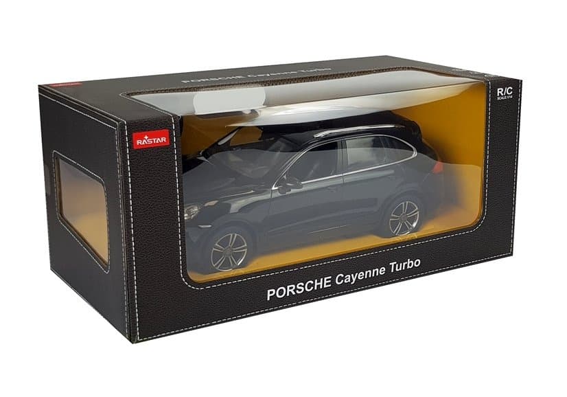 Porsche Cayenne Turbo RC avto, Rastar, črn, 1:14 7