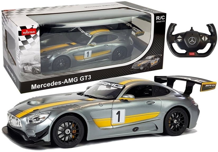 Rastar RC Mercedes AMG GT3, sive, 1:14 - avto na daljinsko upravljanje