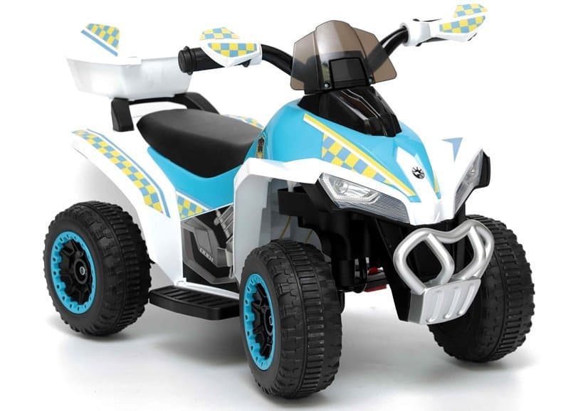 LEAN CARS Akumulatorski quad GTS1188-A - LED luči, glasba, bel, policijski
