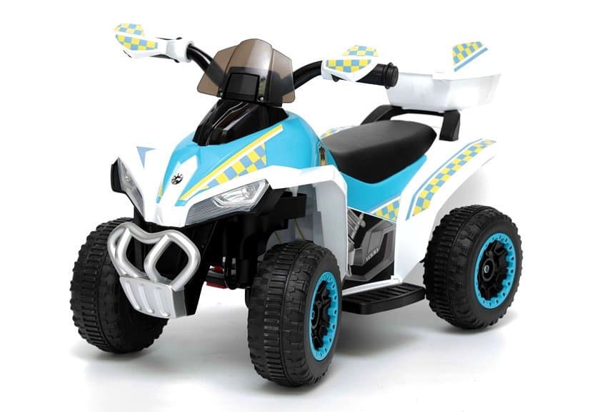 LEAN CARS Akumulatorski quad GTS1188-A - LED luči, glasba, bel, policijski 3