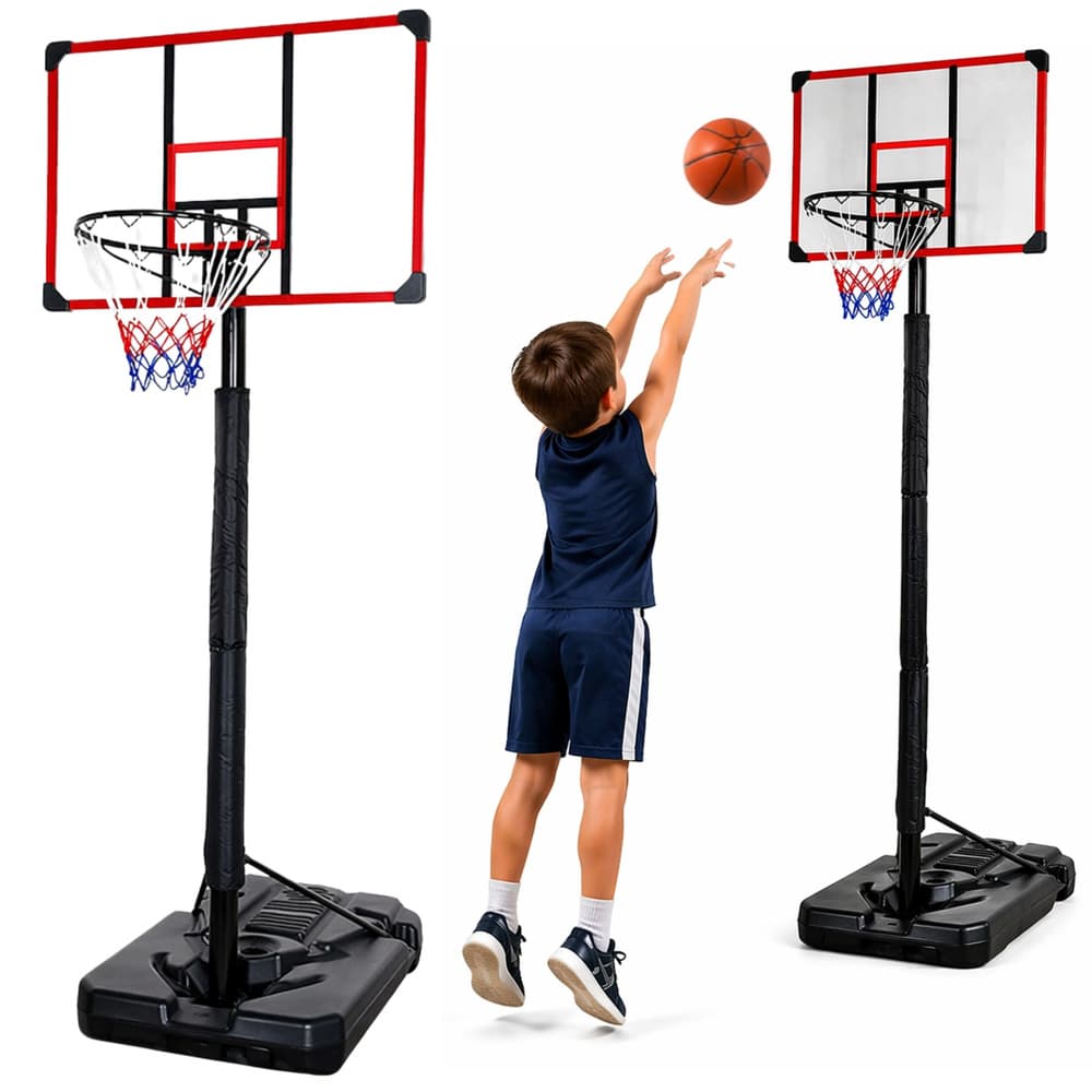 LEAN SPORT Mobilni košarkarski koš - nastavljiv stojalo 200-305 cm