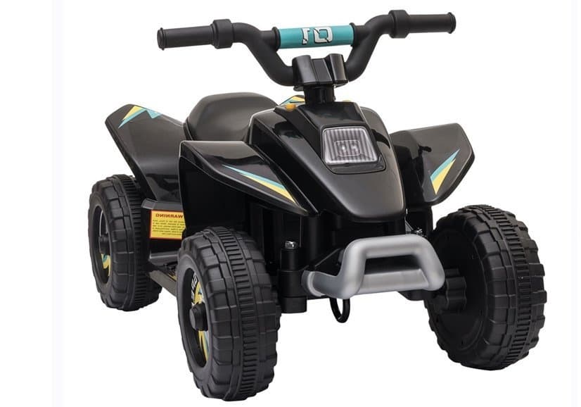 LEAN CARS Akumulatorski quad XMX612, črn - za otroke 2