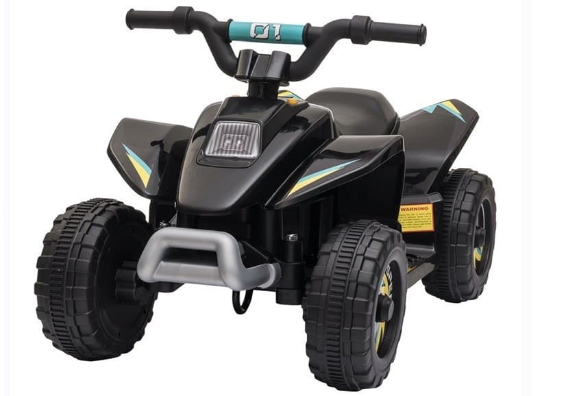 LEAN CARS Akumulatorski quad XMX612, črn - za otroke 3