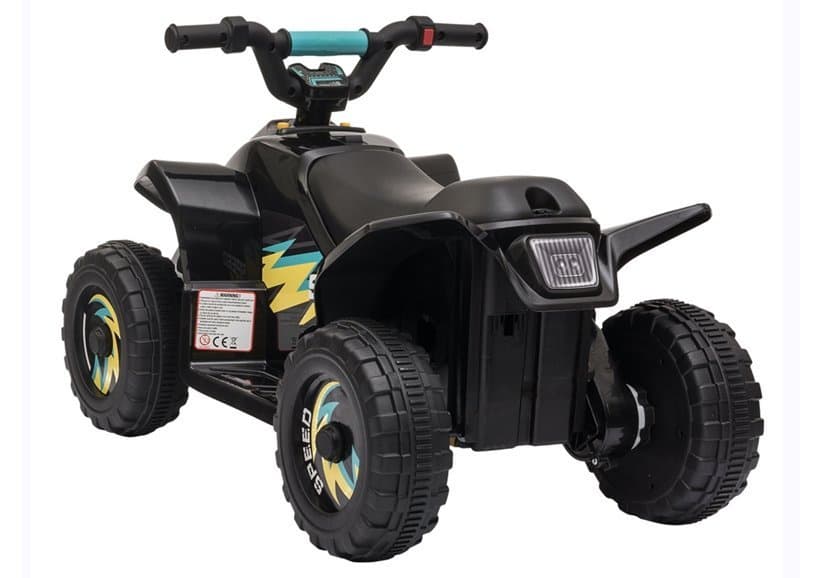 LEAN CARS Akumulatorski quad XMX612, črn - za otroke 4