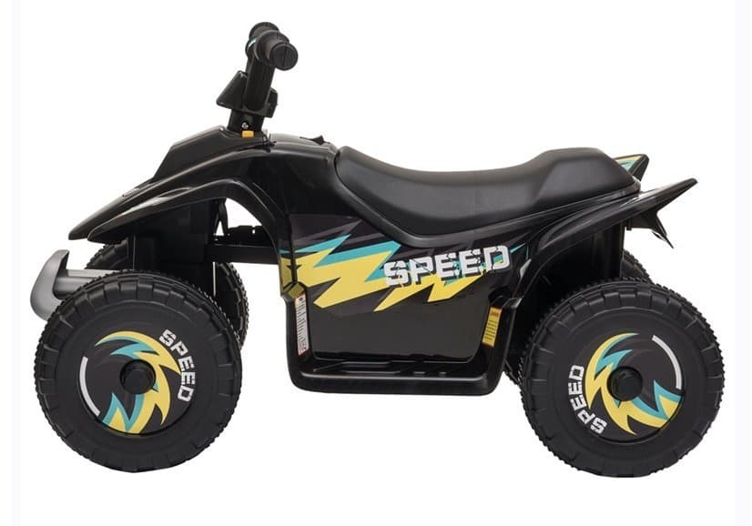 LEAN CARS Akumulatorski quad XMX612, črn - za otroke 5