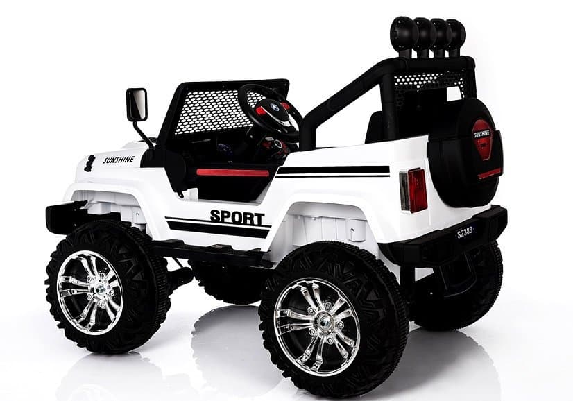 LEAN CARS Jeep S2388 na akumulator, bel, 4x45W 4