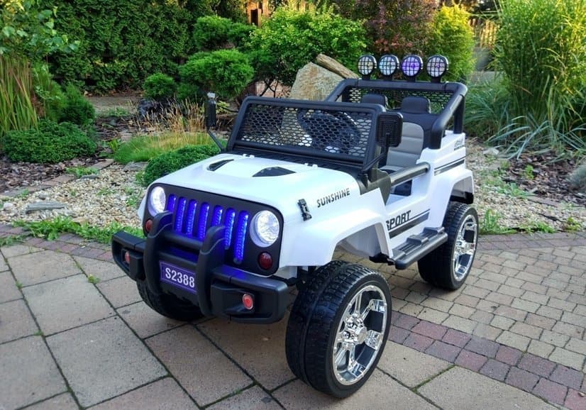 LEAN CARS Jeep S2388 na akumulator, bel, 4x45W 7