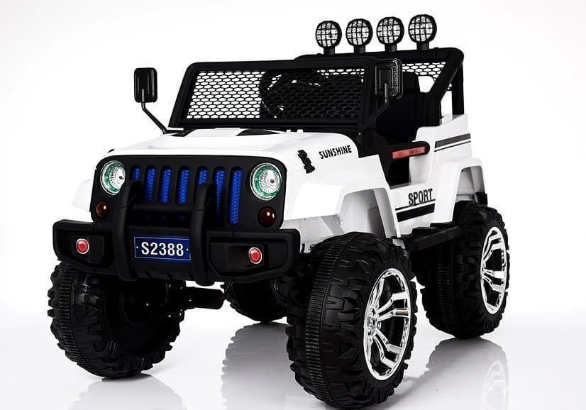 LEAN CARS Jeep S2388 na akumulator, bel, 4x45W 6