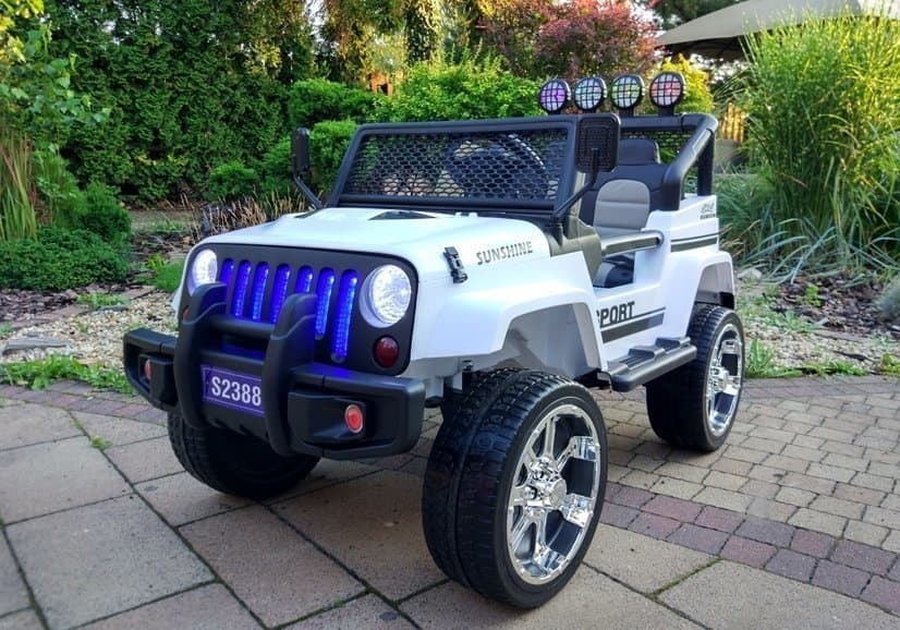 LEAN CARS Jeep S2388 na akumulator, bel, 4x45W 8