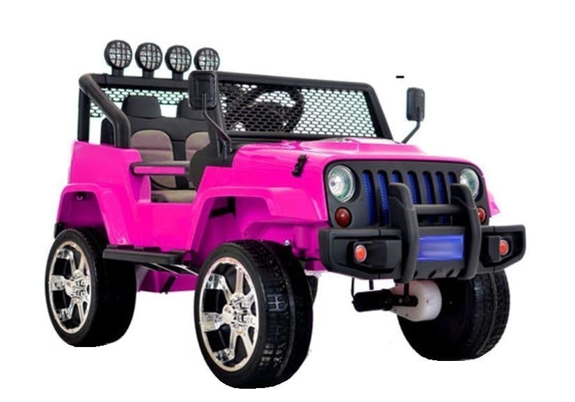 LEAN CARS Jeep S2388 na akumulator, roza, 4x45W