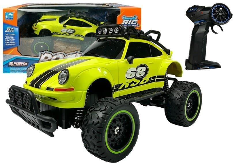 LEAN TOYS R/C avtomobil Beetle, zeleno, 2.4G