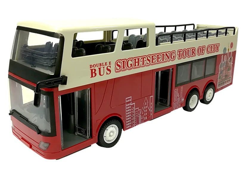DOUBLE E dvonadstropni avtobus na daljinsko upravljanje R/C 2.4G, 1:18 2