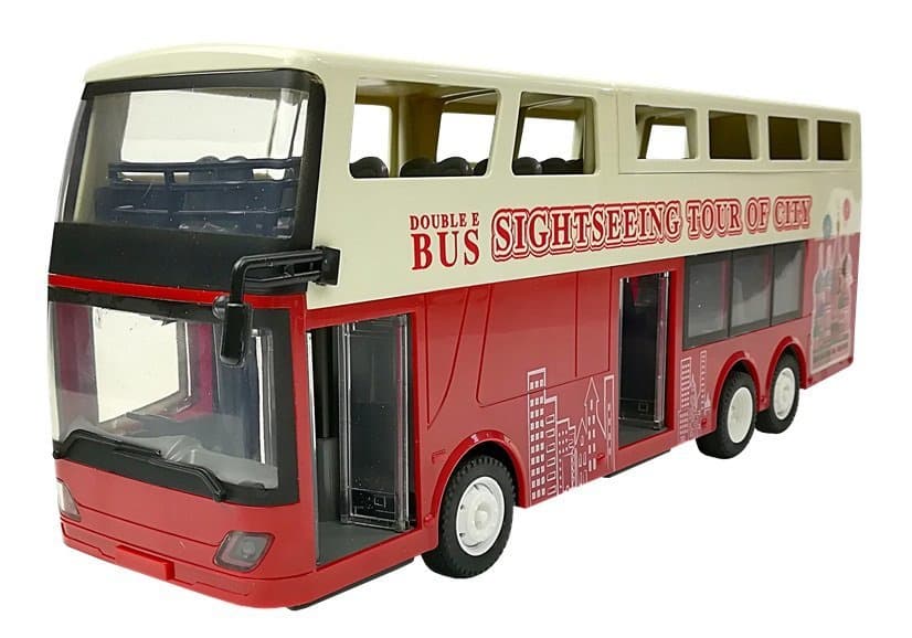 DOUBLE E dvonadstropni avtobus na daljinsko upravljanje R/C 2.4G, 1:18 3
