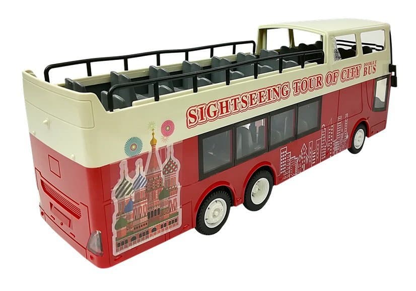 DOUBLE E dvonadstropni avtobus na daljinsko upravljanje R/C 2.4G, 1:18 6