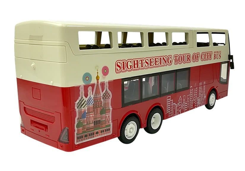 DOUBLE E dvonadstropni avtobus na daljinsko upravljanje R/C 2.4G, 1:18 7