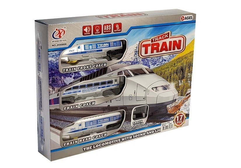 LEAN TOYS vlak na baterije, z lučmi in zvokom 5