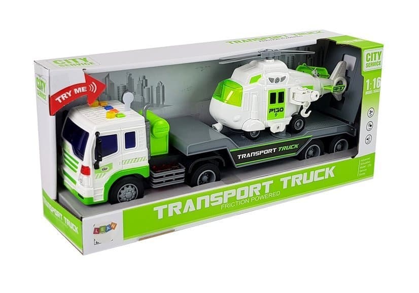 Avto transporter na akumulator, 1:16, s helikopterjem 5
