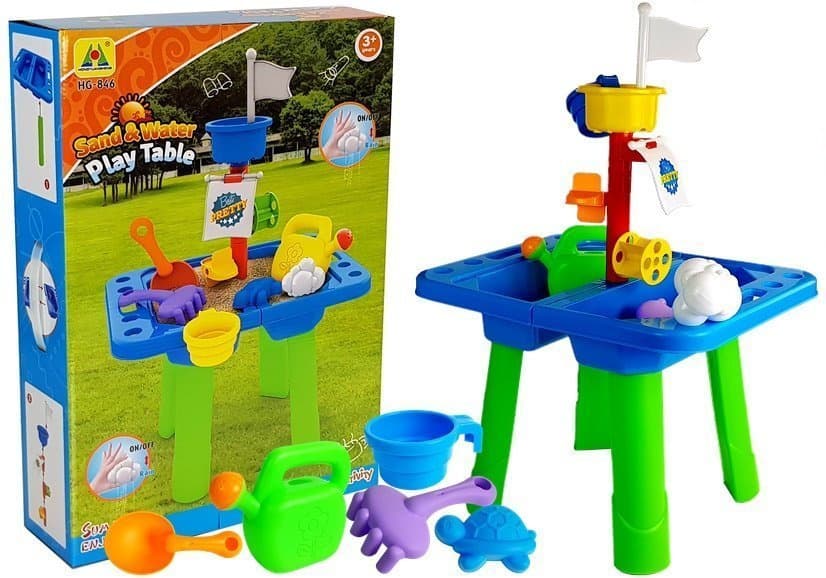 Mizica - peskovnik LEAN TOYS s pripomočki
