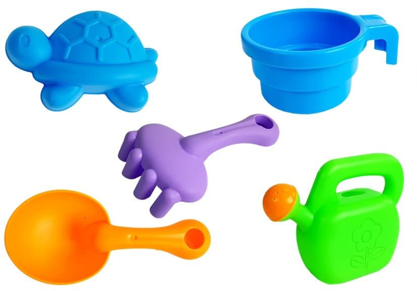 Mizica - peskovnik LEAN TOYS s pripomočki 4