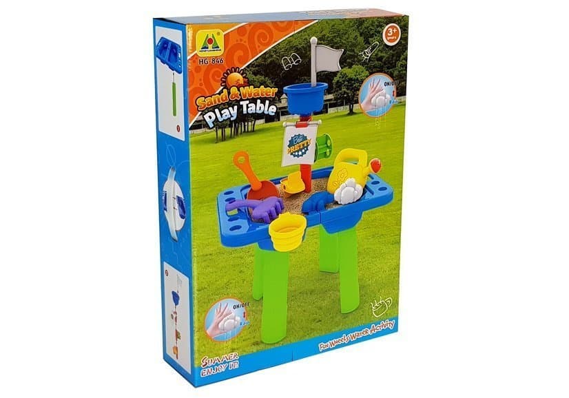 Mizica - peskovnik LEAN TOYS s pripomočki 5