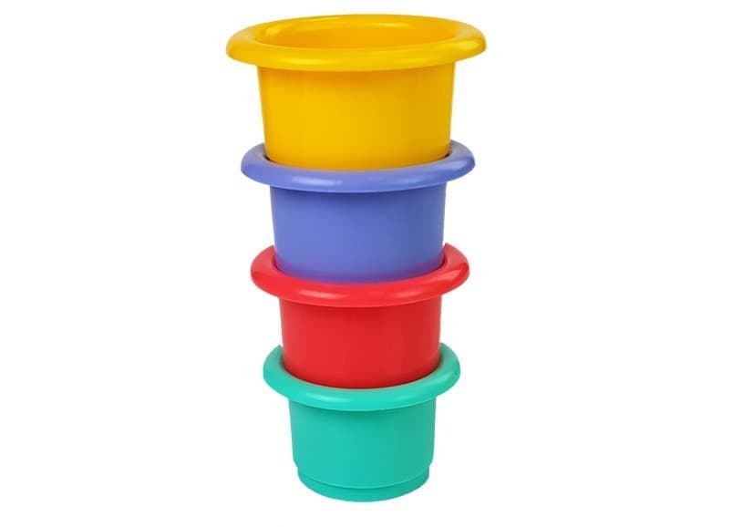 Set za kopanje LEAN TOYS: slap, žaba in vedra 4
