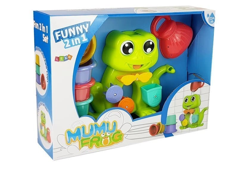 Set za kopanje LEAN TOYS: slap, žaba in vedra 6
