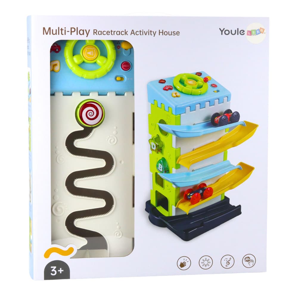 LEAN TOYS Interaktivni izobraževalni blok z avtomobilčki, sortirnik, luči, zvoki 5