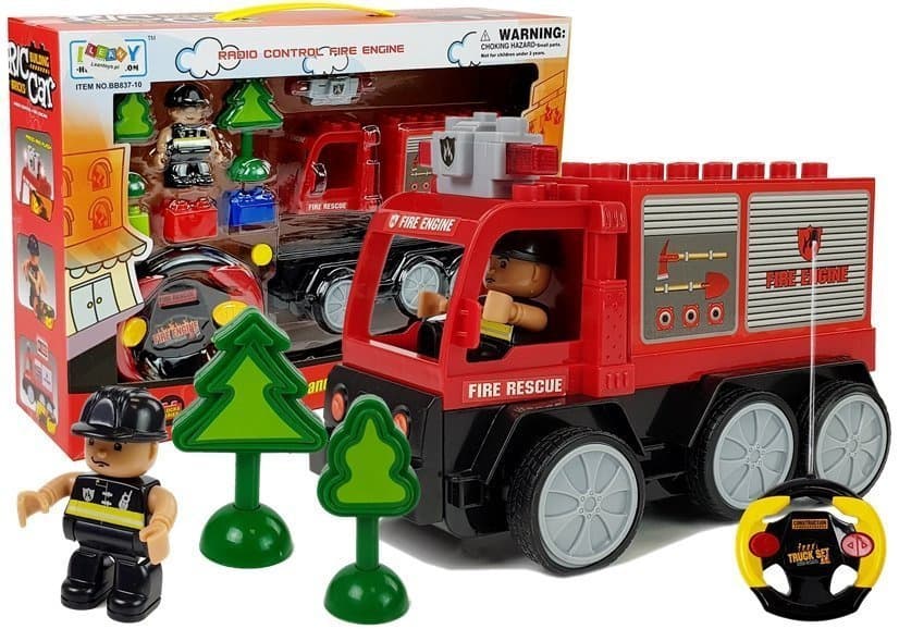 LEAN TOYS Daljinsko voden gasilniški avto R/C