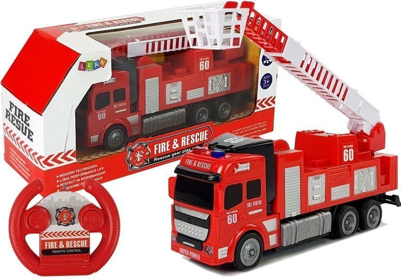 LEAN TOYS Daljinsko voden gasilniški avto R/C