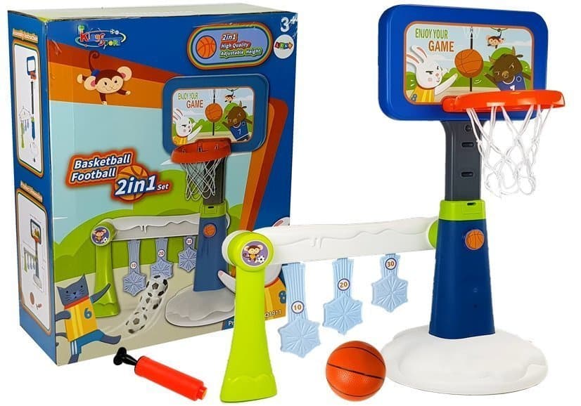 Otroški Košarkarski Set LEAN TOYS z Merjenjem Točk