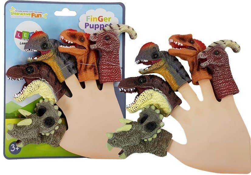 Prstne Figure Dinozavrov LEAN TOYS (5 elementov)