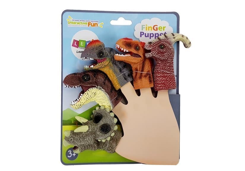 Prstne Figure Dinozavrov LEAN TOYS (5 elementov) 2