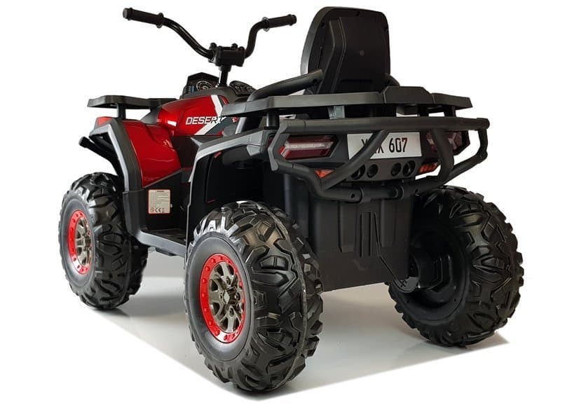 Quad na Akumulator LEAN CARS XMX607 LED MP3 Rdeč Lakiran 3