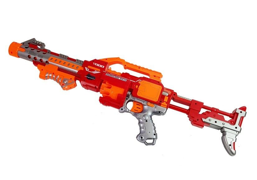 Pena Strelno Orožje LEAN TOYS s Tarčo in Obračalnim Ciljem 3