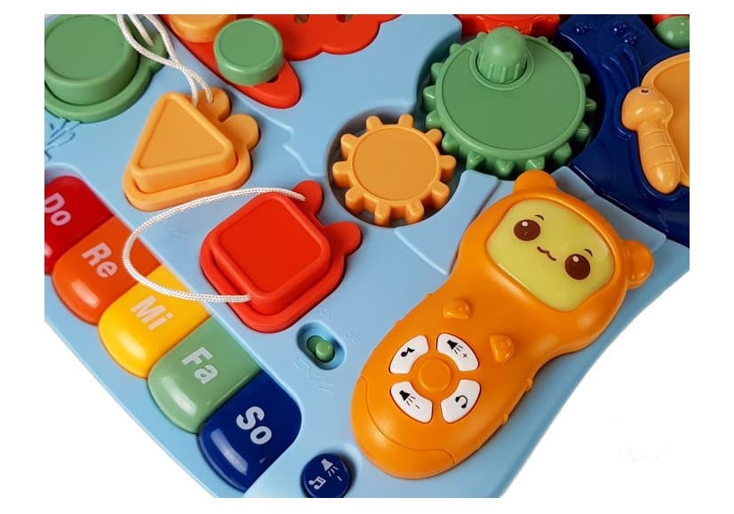 Interaktivni voziček-hodulja LEAN TOYS z izobraževalno ploščo 6