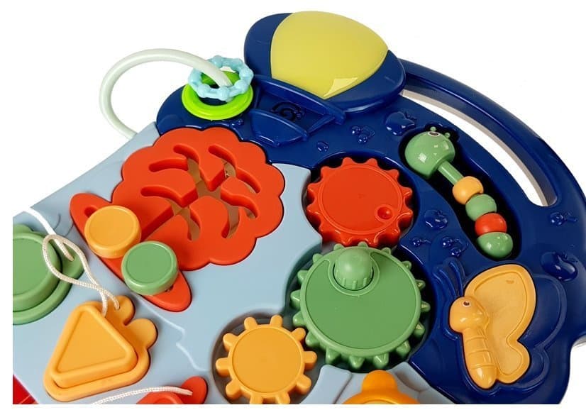 Interaktivni voziček-hodulja LEAN TOYS z izobraževalno ploščo 7