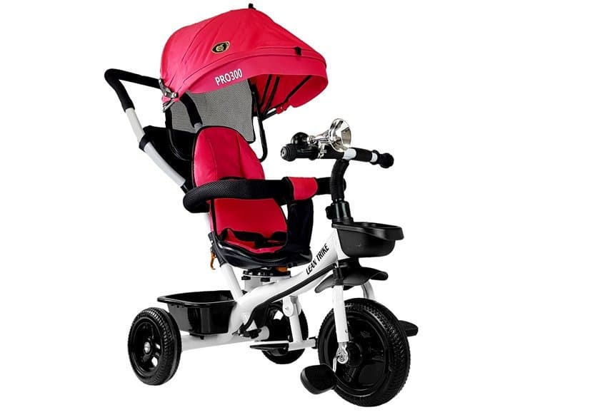Tricikel LEAN TOYS PRO300, rdeč 2